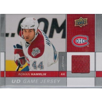 Jersey karty - Hamrlík Roman - 2009-10 Upper Deck Game Jerseys No.GJ2-RH