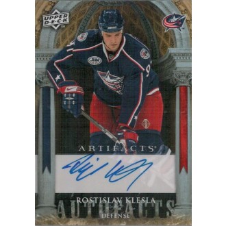 Podepsané karty - Klesla Rostislav - 2009-10 Artifacts Autofacts No.AF-RK