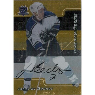 Podepsané karty - Bednář Jaroslav - 2001-02 BAP Signature Series Autographs Gold No.235