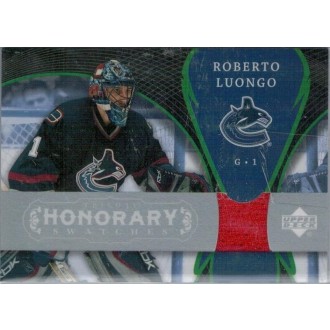 Jersey karty - Luongo Roberto - 2007-08 Trilogy Honorary Swatches No.HS-RL
