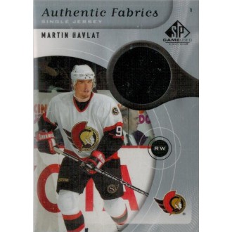 Jersey karty - Havlát Martin - 2005-06 SP Game Used Authentic Fabrics No.AF-HV