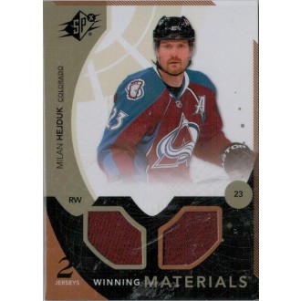 Jersey karty - Hejduk Milan - 2010-11 SPx Winning Materials No.WM-HE
