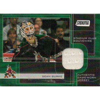Jersey karty - Burke Sean - 2001-02 Stadium Club Souvenirs No.SCS-SB