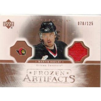 Jersey karty - Havlát Martin - 2005-06 Artifacts Frozen Artifacts Bronze No.FA-MH