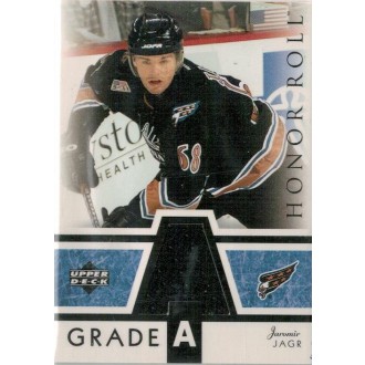 Jersey karty - Jágr Jaromír - 2002-03 Honor Roll Grade A Jerseys No.GA-JJ