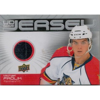 Jersey karty - Frolík Michael - 2010-11 Upper Deck Game Jerseys No.GJ-FR