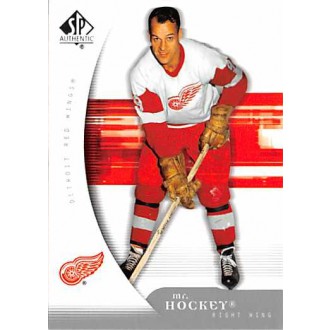 Řadové karty - Howe Gordie - 2005-06 SP Authentic No.38