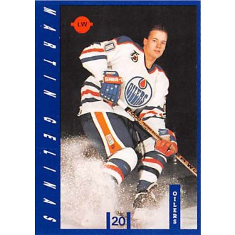 Řadové karty - Gelinas Martin - 1991-92 IGA Edmonton Oilers