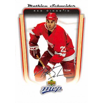 Řadové karty - Schneider Mathieu - 2005-06 MVP No.150