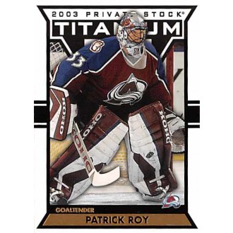 Řadové karty - Roy Patrick - 2002-03 Titanium No.26
