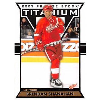 Řadové karty - Shanahan Brendan - 2002-03 Titanium No.39