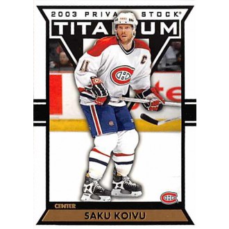 Řadové karty - Koivu Saku - 2002-03 Titanium No.55