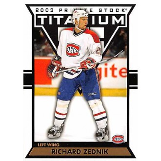 Řadové karty - Zedník Richard - 2002-03 Titanium No.58