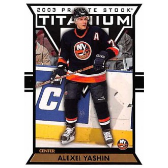 Řadové karty - Yashin Alexei - 2002-03 Titanium No.67