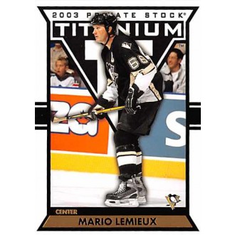 Řadové karty - Lemieux Mario - 2002-03 Titanium No.82