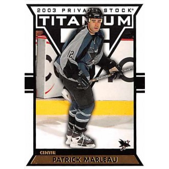Řadové karty - Marleau Patrick - 2002-03 Titanium No.86
