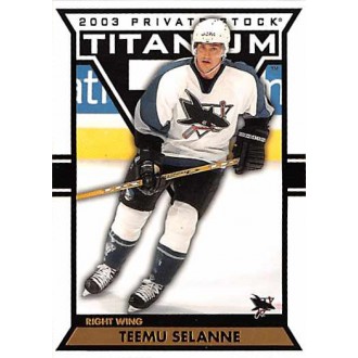 Řadové karty - Selanne Teemu - 2002-03 Titanium No.88