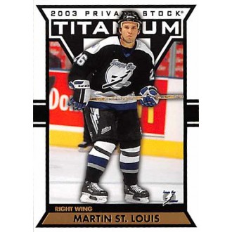 Řadové karty - St.Louis Martin - 2002-03 Titanium No.91