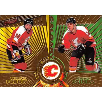Řadové karty - Iginla Jarome, Fleury Theoren - 1997-98 Pacific Dynagon No.137