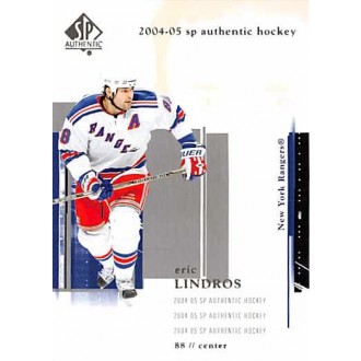 Řadové karty - Lindros Eric - 2004-05 SP Authentic No.55
