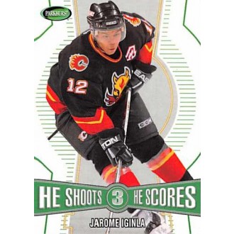 Insertní karty - Iginla Jarome - 2002-03 Parkhurst He Shoots He Scores Points No.18