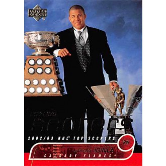 Insertní karty - Iginla Jarome - 2002-03 Upper Deck Sizzling Scorers No.SS3
