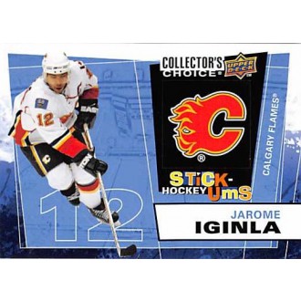 Insertní karty - Iginla Jarome - 2008-09 Collectors Choice Stick-Ums No.UMS9