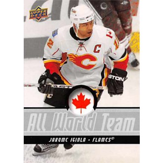 Insertní karty - Iginla Jarome - 2008-09 Upper Deck All-World Team No.AWT7