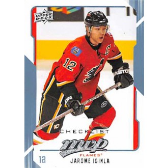 Řadové karty - Iginla Jarome - 2008-09 MVP No.298