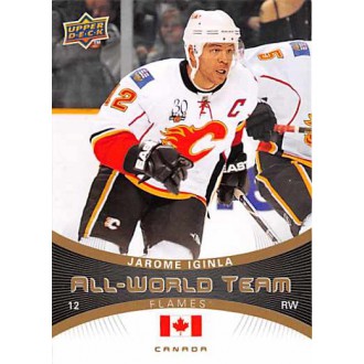 Insertní karty - Iginla Jarome - 2010-11 Upper Deck All World Team No.AW9