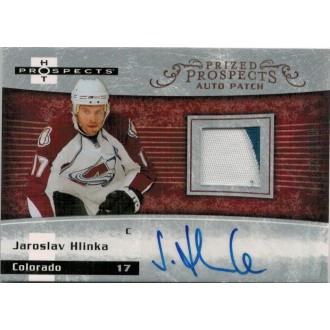 Patch karty - Hlinka Jaroslav - 2007-08 Hot Prospects No.212