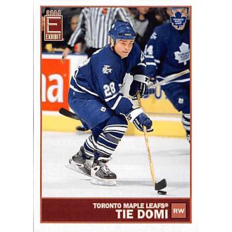 Paralelní karty - Domi Tie - 2003-04 Exhibit Yellow Backs No.135