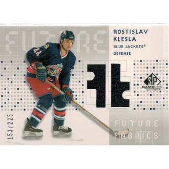 Jersey karty - Klesla Rostislav - 2002-03 SP Game Used Future Fabrics No.FF-RK