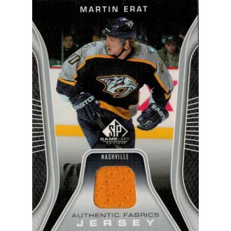 Jersey karty - Erat Martin - 2006-07 SP Game Used Authentic Fabrics orange No.AF-ME