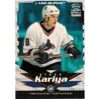 Insertní karty - Kariya Steve - 1999-00 Crown Royale Card-Supials Minis No.20