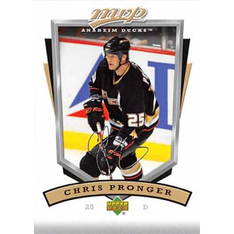 Řadové karty - Pronger Chris - 2006-07 MVP No.1