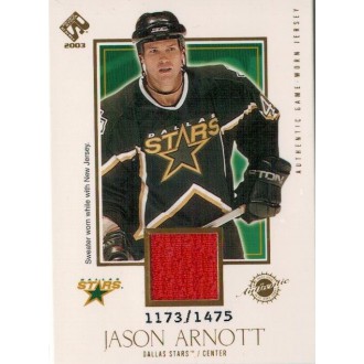 Jersey karty - Arnott Jason - 2002-03 Private Stock Reserve No.113
