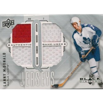 Jersey karty - McDonald Lanny - 2009-10 Black Diamond Jerseys Quad No.QJ-LM