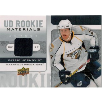 Jersey karty - Hornqvist Patric - 2008-09 Upper Deck Rookie Materials No.RM-PH