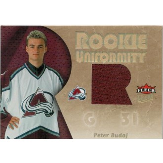 Jersey karty - Budaj Peter - 2005-06 Ultra Rookie Uniformity Jerseys No.RU-PB