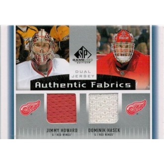 Jersey karty - Howard Jimmy, Hašek Dominik - 2013-14 SP Game Used Authentic Fabrics Dual No.AF2-HH