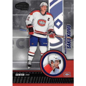Řadové karty - Koivu Saku - 2003-04 Invincible Retail No.50