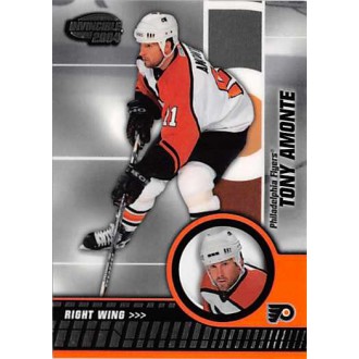 Řadové karty - Amonte Tony - 2003-04 Invincible Retail No.72