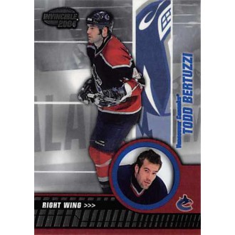 Řadové karty - Bertuzzi Todd - 2003-04 Invincible Retail No.93