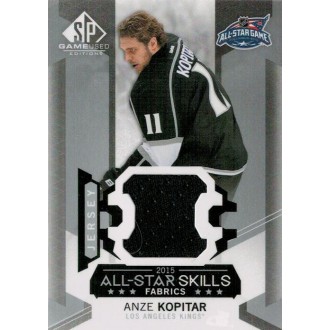 Jersey karty - Kopitar Anze - 2015-16 SP Game Used All-Star Skills Fabrics No.AS-13
