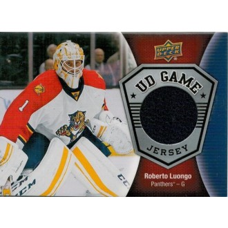 Jersey karty - Luongo Roberto - 2016-17 Upper Deck Game Jerseys No.GJ-RL