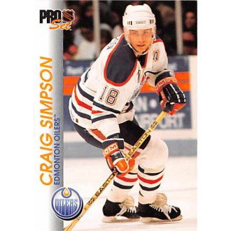 Řadové karty - Simpson Craig - 1992-93 Pro Set No.56