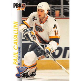 Řadové karty - Cavallini Paul - 1992-93 Pro Set No.159