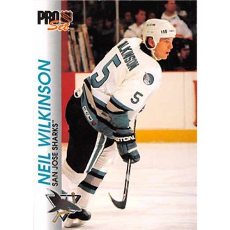 Řadové karty - Wilkinson Neil - 1992-93 Pro Set No.168