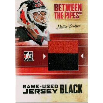 Jersey karty - Brodeur Martin - 2010-11 Between The Pipes Jerseys Black No.M-41